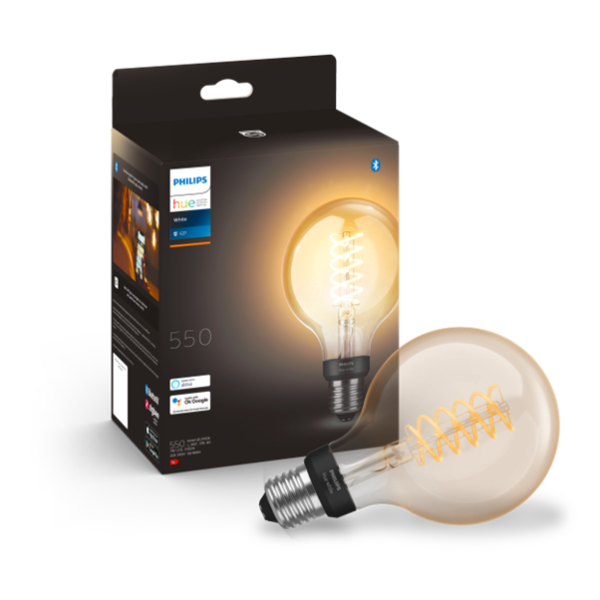 Philips Ljósaperur snjall HUE LED Globe 7w (40w9 2100K 550lm