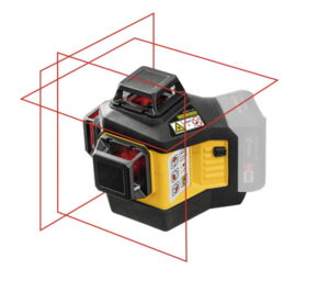 STABILA Laser LAX 600 með rafhlöðu og hleðslutæki 19793 Rauður geisli