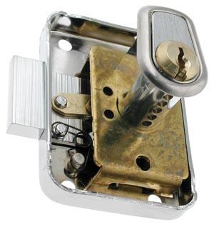 ASSA ABLOY Húsgagnalæsing 1514 Skúffu Króm (Ruko)