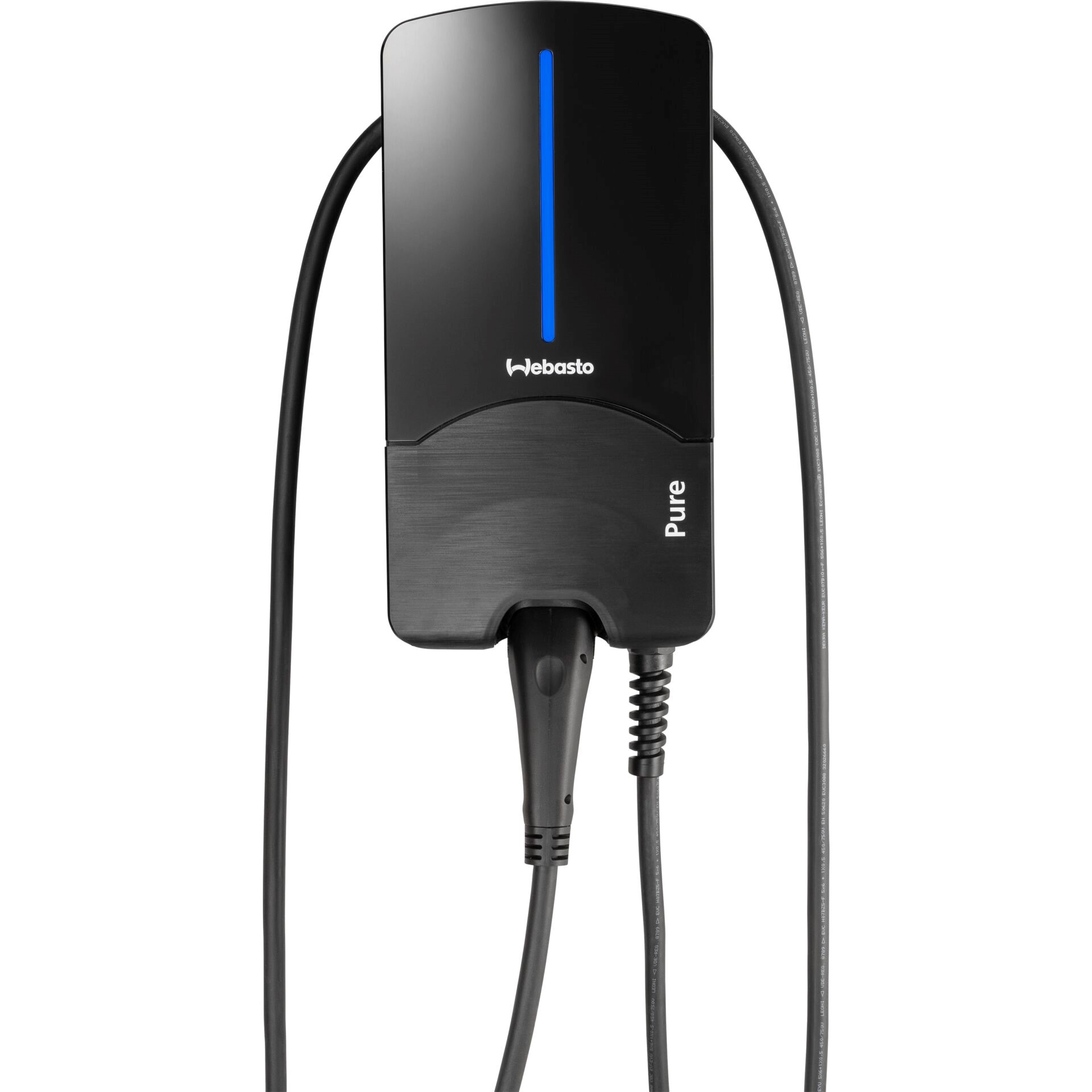 Webasto hleðslustöð Pure II 22Kw Type 2 4,5mtr kapall