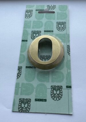 SIBES Sylinderhringur 1476 MP1 Mattmessing ASSA