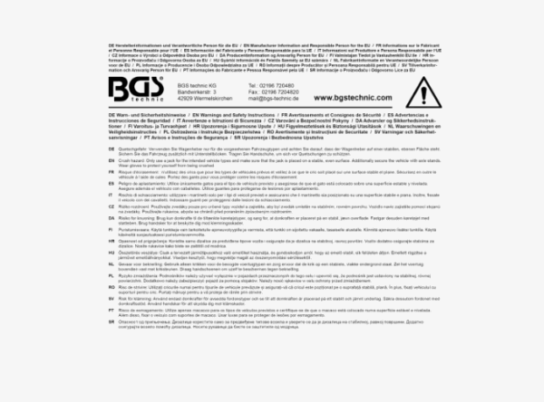 BGS technic Flöskutjakkur 5 tonn - Image 7