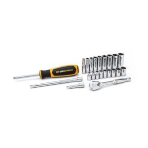 GearWrench Topplyklasett 1/4" 22 stk MM 80327