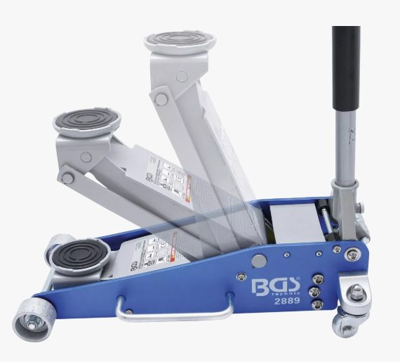 BGS Technic Hjólatjakkur Ál/stál 2,5 tonn - Image 3