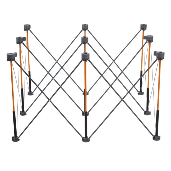 BORA Centipede 4ft x 4ft x 30in Vinnustöð með 4 X-Cups, 4 klemmum og taska