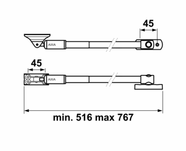 AXA Glugga 50EX 516mm Útopnun - Image 6