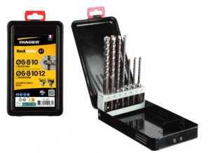 DIAGER ROCKFASTER Borasett SDS+ 7 stk