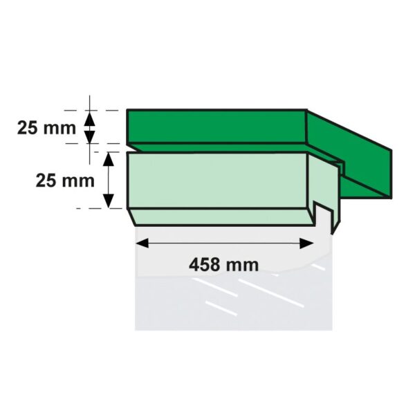 AXA Gluggabremsa 35IN 375mm - Image 4