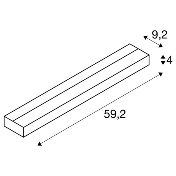 SLV SEDO 14, 3000K LED Veggljós - Image 3