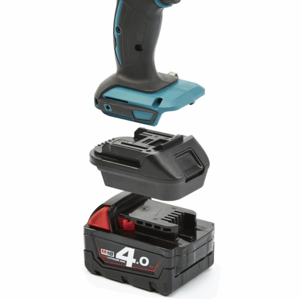 AKU ADAPTER Millistykki DeWALT / MAKITA 18V - Image 2
