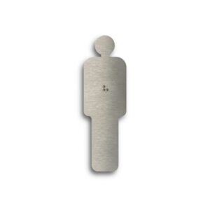 Marcal Littera 100 Pictogram Merki Karl Messing (ATH ekki réttur litur á mynd)