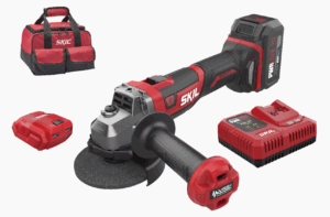 SKIL Slípirokkur hleðslu 125mm 20V Max 2x4.0Ah rafhl kolalaus mótor PRO XP