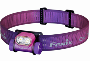 FENIX Höfuðljós hleðslu HM55R Max Lumens 1200 105gr m. rafhl NEBULA PURPLE