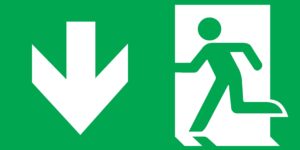 INTELIGHT Pictogram WY JSCIE W DOL LEWO E9 97998