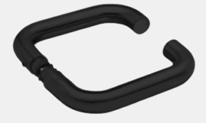 DORMA Hurðarhandfang án rósettu svart 3802 (SETT)