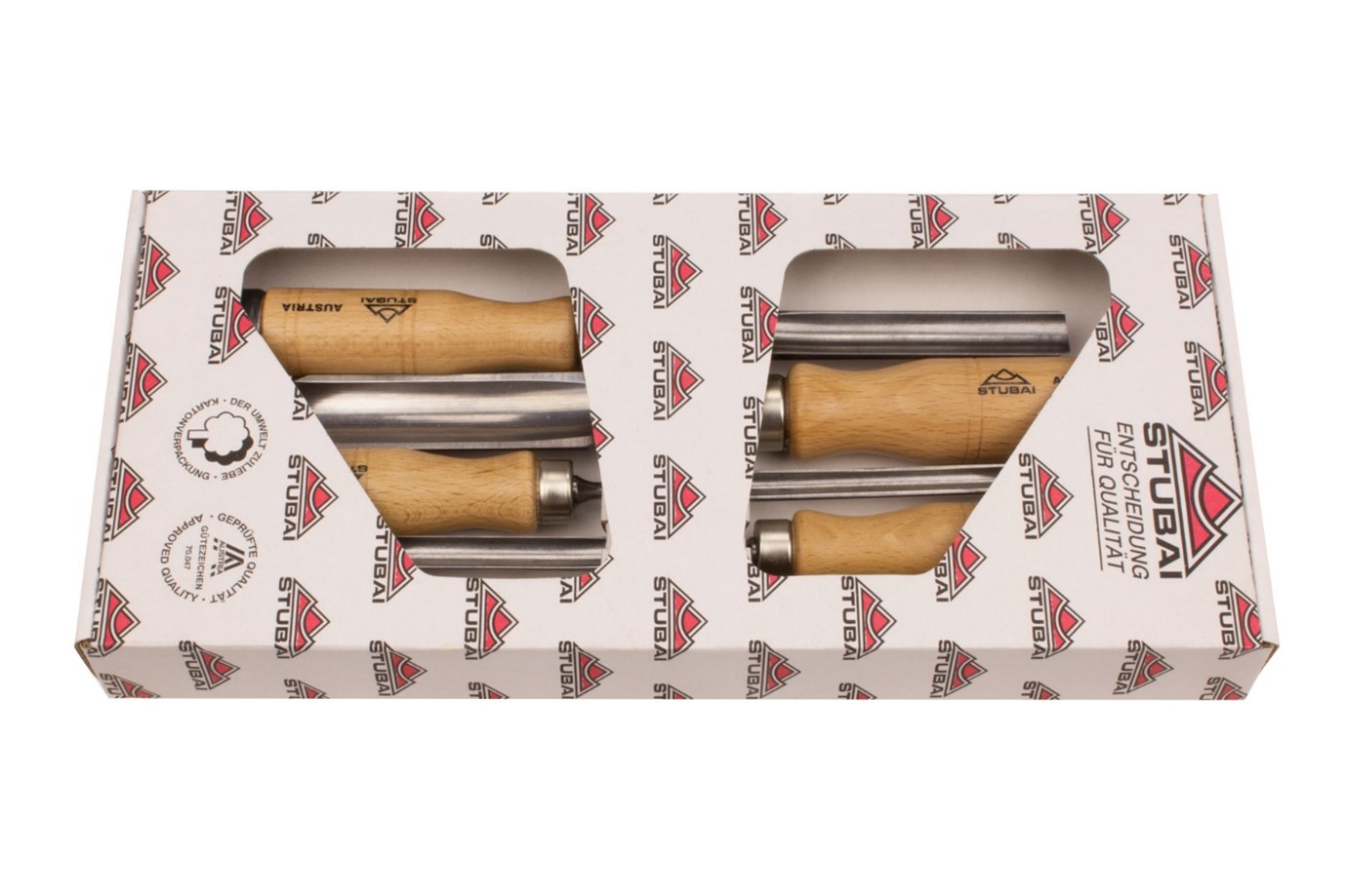 STUBAI Húljárnasett 4 stk