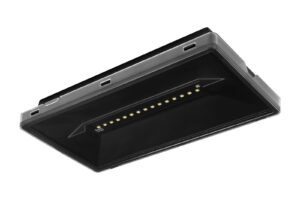 INTELIGHT Ljós fyrir neyðarútgang VELLA Svart SO 125NM 1H MT IP65 (BLK)