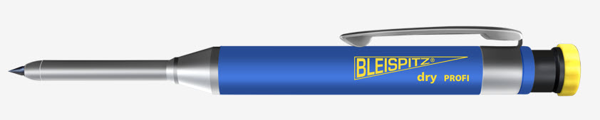 BLEISPITZ blýantur dry PROFI, deep-hole marker, graphite-universal blý 2,8mm 1379