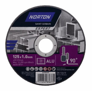 NORTON Skurðarskífa 41 125x1x22.23 mm EXPERT EUROPE 66252849256