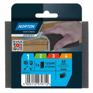 NORTON Slípikubbur SP001 - 2SIDES-123x98x12 mm P180 78072760940
