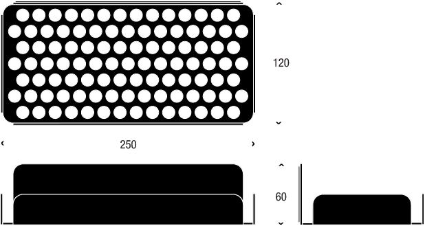 FROST Sturtuhilla Ryðfrítt stál Límd NOVA2 STURTUHILLA - Image 2