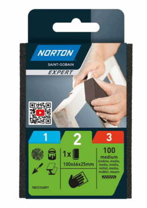 NORTON Slípikubbur SP001 - 4 SIDES 100x66x25 P60 78072760937