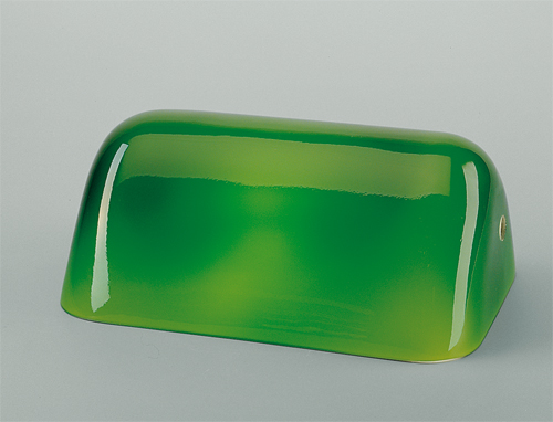 BERLINER Bankerleuchte Borðlampi Nickel matt m. grænum skermi - Image 2