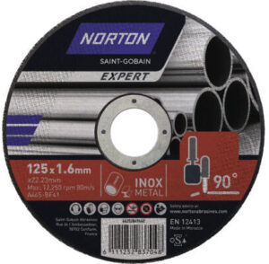 NORTON Skurðarskífa A46S-125x1.6x22.23 mm EXPERT 66252849660