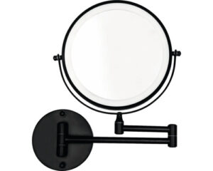 RIDDER Snyrtispegill Sophia Svartur m. ljósi Vegg 5x stækkun LED 03213010