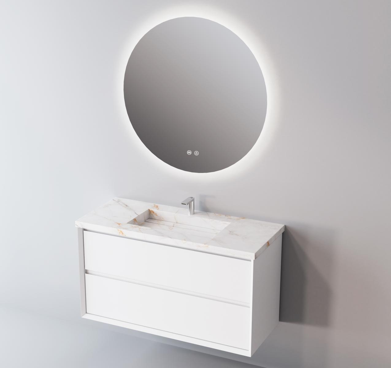 NOFER Spegill Hringlaga m. baklýsingu MOON MN.100100 - Image 2