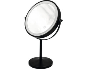 RIDDER Snyrtispegill Eleora Svartur borð 5x stækkun LED 03214010