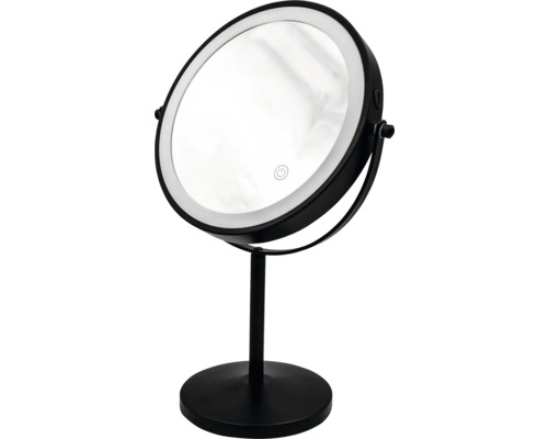 RIDDER Snyrtispegill Eleora Svartur borð 5x stækkun LED 03214010