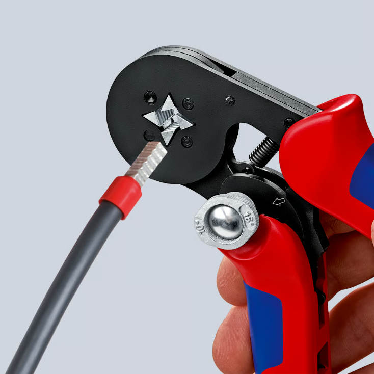 KNIPEX Endahulsutöng Rauð og blá 97 53 04 - Image 4