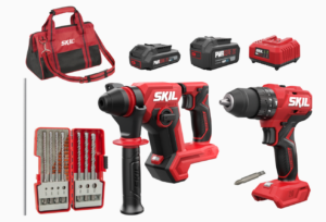 SKIL Verkfærasett Borvél+Borhamar hleðslu CK1E3362EA