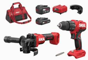 SKIL Verkfærasett Borvél+Slípirokkur hleðslu 18V Max CK1E3359EA