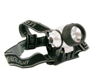 ARCAS Höfuðljós 9 LED 160 með 3 stk R03/AAA Rafhlöðum 30710004