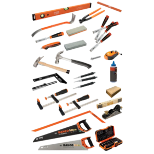 Bahco Trésmíðasett CARP-SET  66 stk