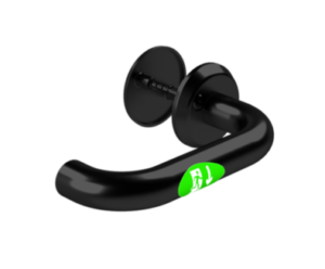 STEPLOCK Hurðarhandfang EN179 Svart Hægri STEP Exit ST17902-R