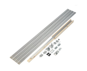 HENDERSON Rennihurðabraut POCKET DOOR Hám breidd: 930mm Hæð: 2315mm 28-44mm 60kg PDKSOFT10