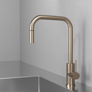 SCANDTAP STEEL ACCENT SQUARE D CHAMPAGNE Eldhúsblöndunartæki