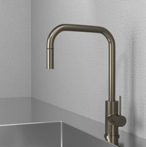 SCANDTAP STEEL ACCENT SQUARE D BRONZE Eldhúsblöndunartæki