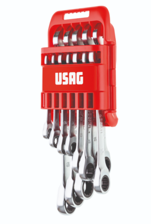 USAG Skralllyklar sett 12 stk 285 KB/DS12 U02856342