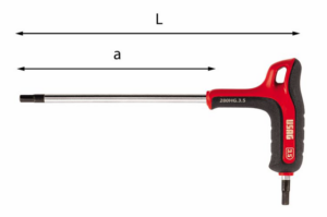 USAG Sexkantlykill 5mm 183mm 280 HG_5 U02801396
