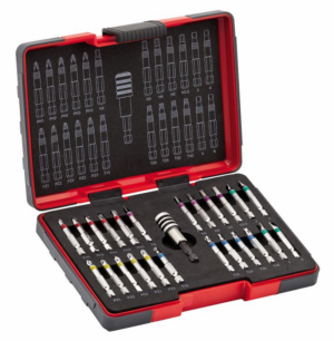 USAG Skrúfbitasett Langir bitar 664 S25 25x Högg U06640111