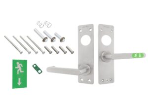 Assa Abloy EN179F Neyðarútg. sett flatt Vinstri - Ryðfrítt