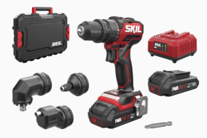 SKIL Borvél hleðslu Kolalaus mótor 2x2.0Ah rafhl Taska + aukahlutir 3066HC