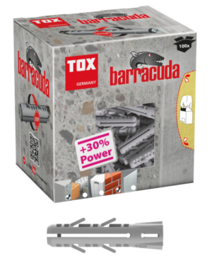 TOX Barracuda tappar fyrir steinsteypu  8/40 (100 pcs) 013100061