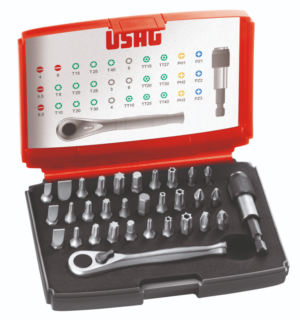 USAG Skrúfbitasett 32 stk U06920042