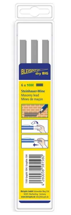 BLEISPITZ Blý auka fyrir dry BIG 6 stk 10H 1560