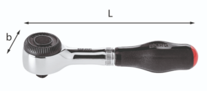 USAG Skrall 1/4" með gír U02370003